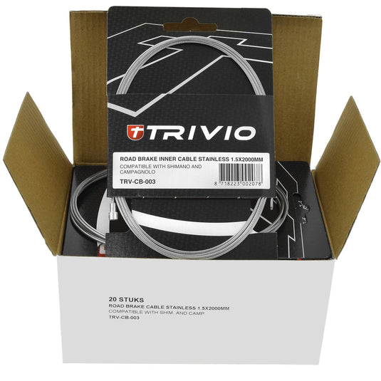 Trivio - race rem binnenkabel rvs 1.5x2000mm - 20 st.