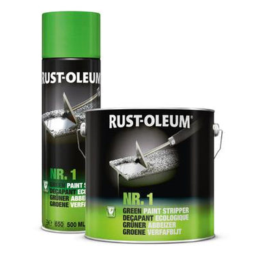 Rust-oleum groene verfafbijt blik 750ml