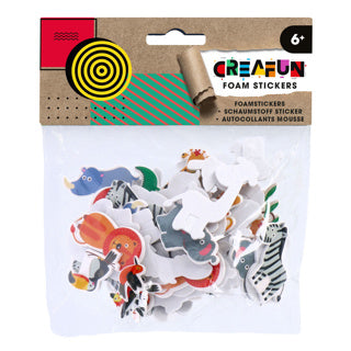 Creafun stickers foam boerderij | 6 stuks