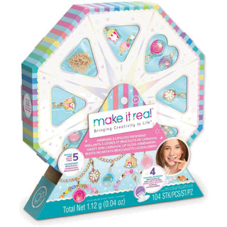 Load image into Gallery viewer, Make it real sweet spin carnival lip gloss bracelet
