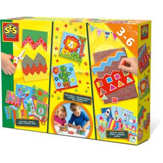 Load image into Gallery viewer, SES Ik Leer Knippen, Mozaïeken en Prikken
