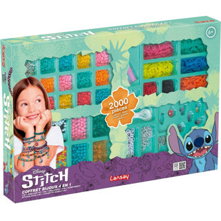 Ottosimon stitch sieraden set 4 in 1 - disney juwelenkoffer knutselset.