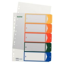 Project indexen leitz 12910000 5-tab a4
