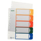 Project indexen leitz 12910000 5-tab a4