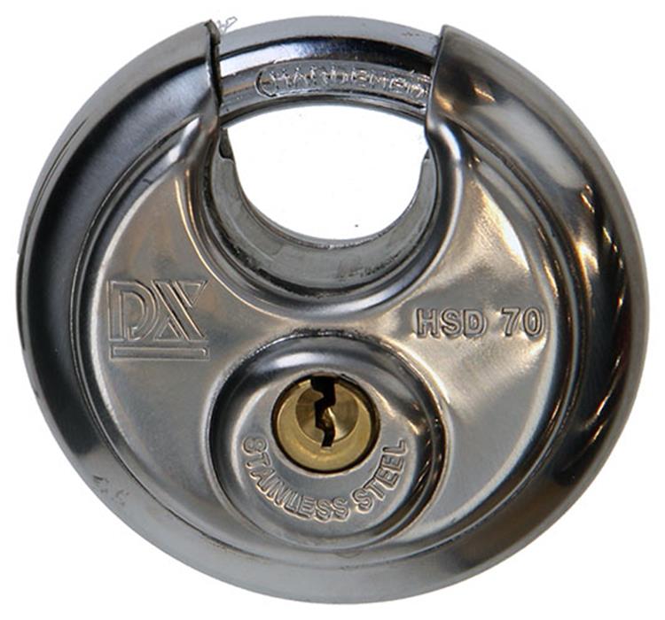 Laden Sie das Bild in Galerie -Viewer, Mack 1013632 - 1 hangslot discus inox ø 70 mm | 5 stuks
