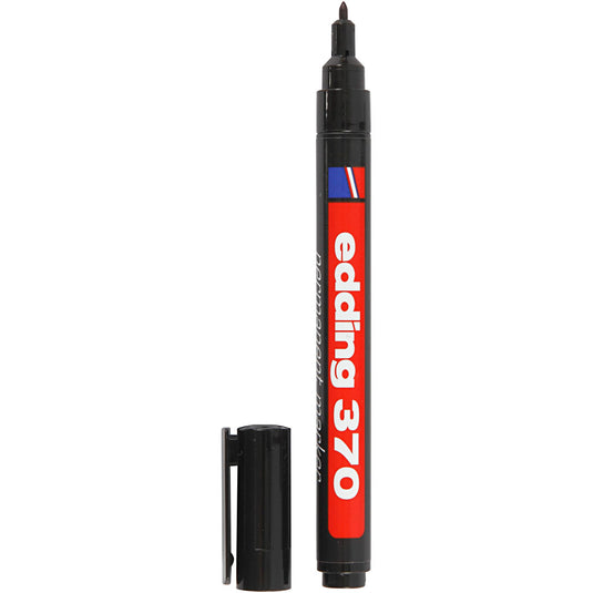 Permanent marker edding 370 zwart