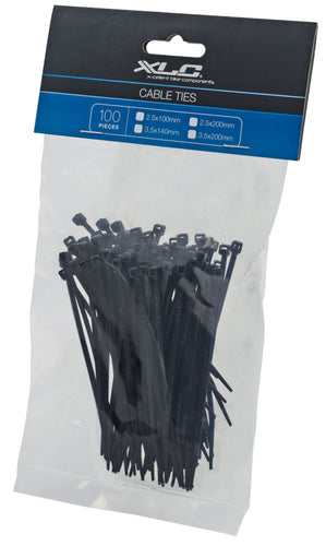 Xlc kabelbinders 2.5x100 zw zak a 100