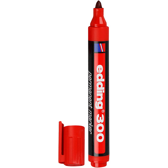 Edding http: www.cchobby.nl -300-marker-lijndikte-1-5-3-mm-rood-1-stuk