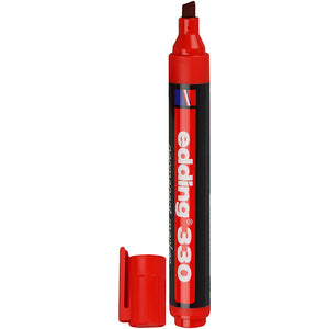 Edding 330 marker, rood, lijndikte 1-5 mm, 1 stuk