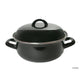 Kitchen tools braadpan emaille zwart 28cm 6,5 l