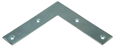 1014294 - 8 platte winkelhaken verzinkt 100x100x20mm | 10 stuks