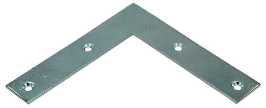 1014294 - 8 platte winkelhaken verzinkt 100x100x20mm | 10 stuks