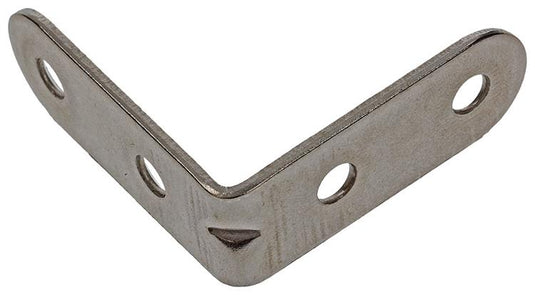 Mack 1013712 - 4 stoelwinkelhaken inox 40x40mm | 10 stuks