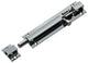 Mack 1013686 - 1 schuifgrendel messing verchroomd a 100 - b 16 mm | 5 stuks
