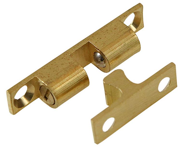 Afbeelding laden in galerijviewer, Mack 1013771 - 2 kogelsnapsloten messing h 44 x b 8 mm | 5 stuks
