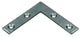1013749 - 20 platte winkelhaken verzinkt50x50x10mm | 10 stuks