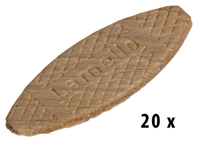 Afbeelding laden in galerijviewer, Mack 1013780 - 20 lamello deuvels 61 x 23 x 4 mm | 5 stuks
