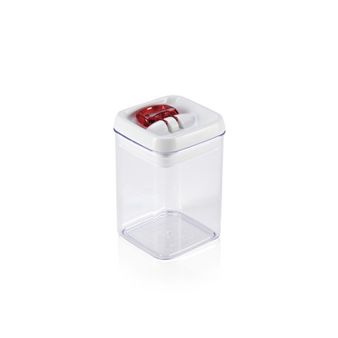 Leifheit fresh easy voorraaddoos - vierkant - 800 ml - wit