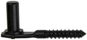 1014504 - schroefhaak voor luik zwart dia 16 mm | 10 stuks