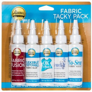 Aleene's • tacky glue pack fabric 5pcs 19,5ml
