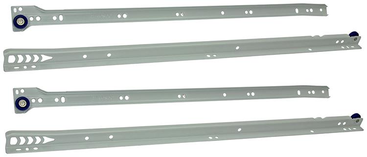 Laden Sie das Bild in Galerie -Viewer, 1013692 - paar rolladegeleiders wit 25kg 55cm | 5 stuks
