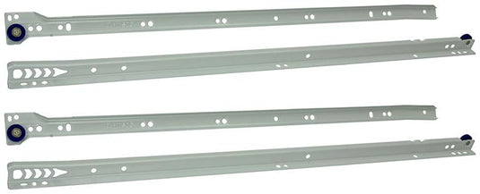 1013693 - paar rolladegeleiders wit 25kg 60cm | 5 stuks
