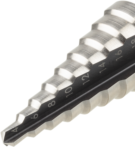 Load image into Gallery viewer, Wolfcraft hss-getrapte boor | 8mm | ø4-20mm | 1 stuk - 2515000

