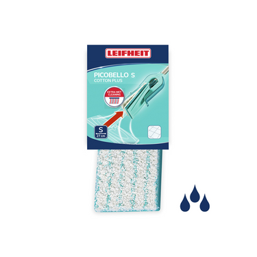 Leifheit picobello vervangingsspons vloerwishoes picobello s cotton plus 27cm