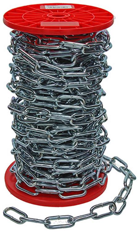 1015131 - ketting schakel lang din5685-1ø 6mm l 42mm 25m wwl 160 kg | 25 stuks