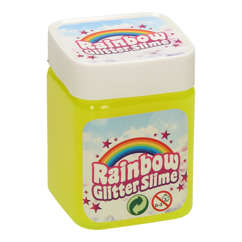 Load image into Gallery viewer, Johntoy regenboog glitter slijm
