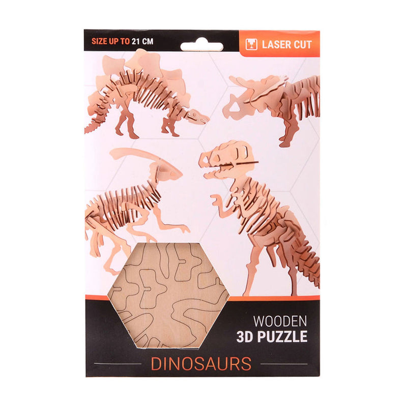Load image into Gallery viewer, Johntoy john toy houten 3d dinosaurus puzzel
