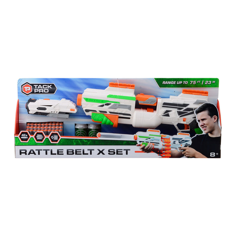 Load image into Gallery viewer, Tack Pro Tack Rattle Belt X Set met 40 darts en accessoires
