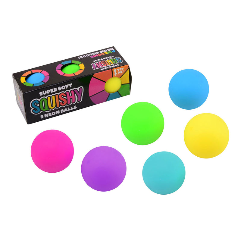 Load image into Gallery viewer, Johntoy neon squeeze bal, 3st.
