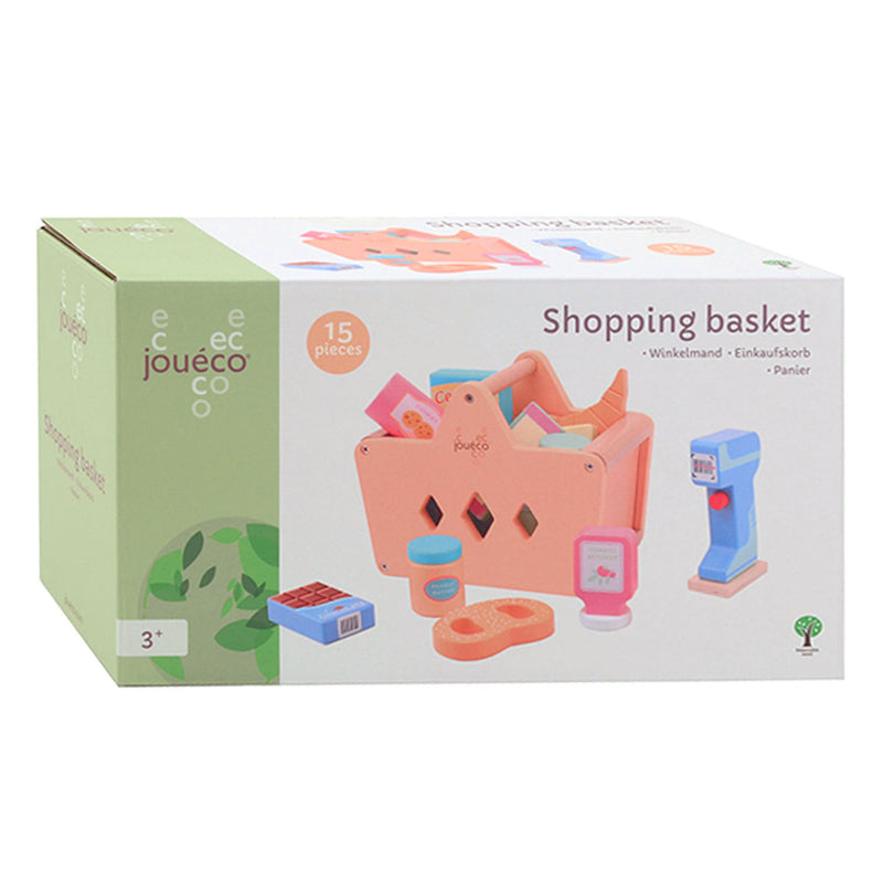 Afbeelding laden in galerijviewer, Jouéco - winkelmand met boodschappen én scanner - 17.3 cm
