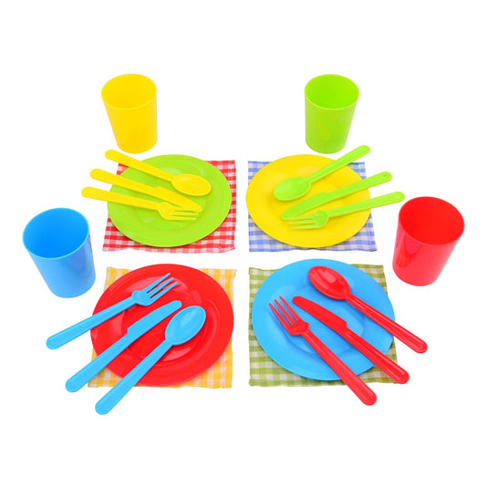 Johntoy home kitchen picknickset, 24dlg.