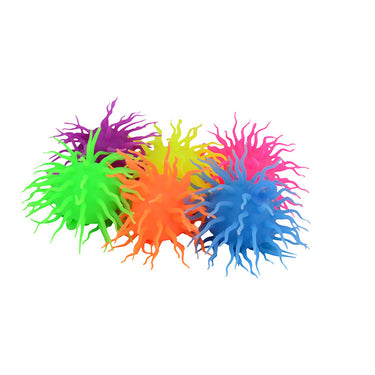 Johntoy spike fluffy bal met licht, ø 12cm