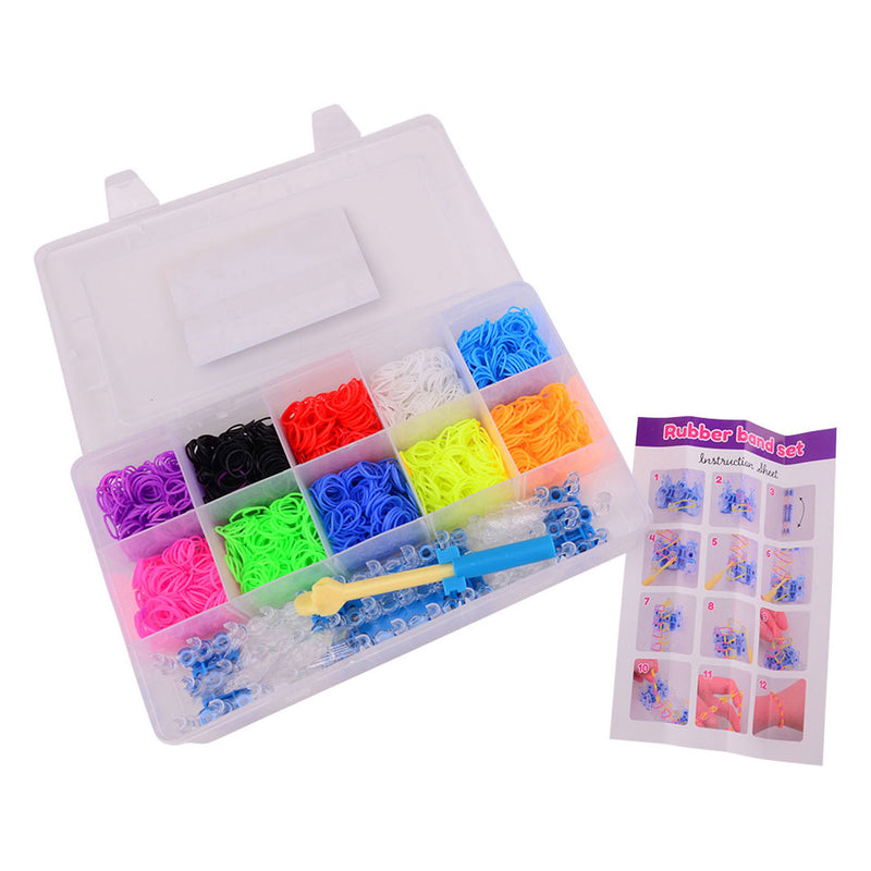 Load image into Gallery viewer, Johntoy loom bandjes set in opbergdoos, 3000dlg.
