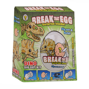 Johntoy break the egg dinofossiel