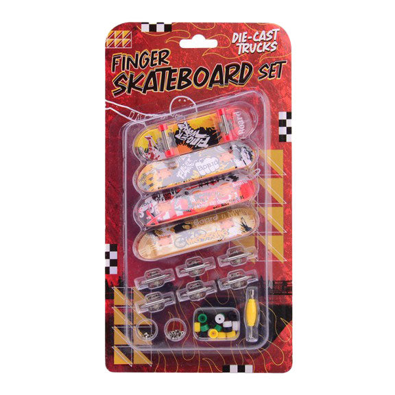 Load image into Gallery viewer, Johntoy vingerskateboard set, 4dlg.
