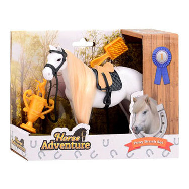 Johntoy paarden speelset haren borstelen 27706