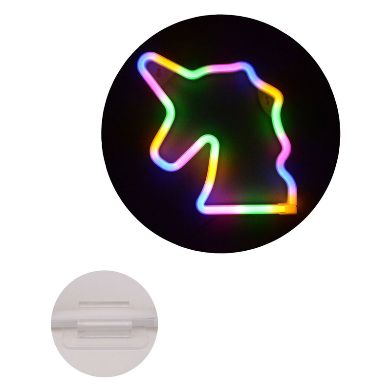 Laden Sie das Bild in Galerie -Viewer, Johntoy eenhoorn regenboog nachtlamp 27720.
