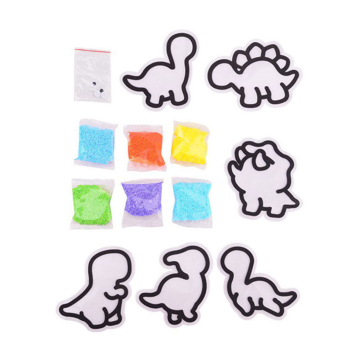 Chargez l'image dans la visionneuse de la galerie, Johntoy maak je eigen dino foam stickers
