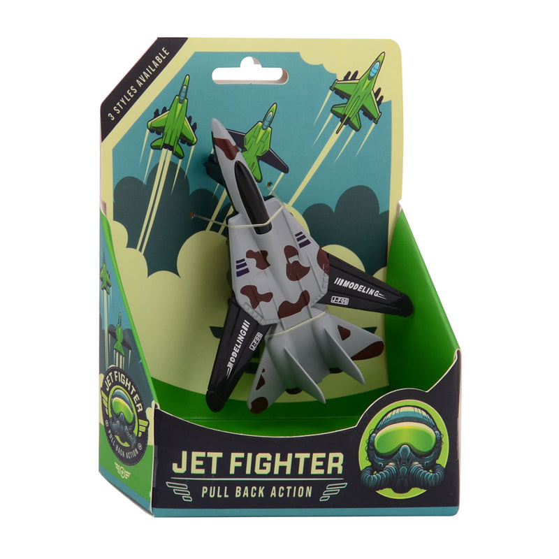 Afbeelding laden in galerijviewer, Johntoy die-cast camouflage straaljager
