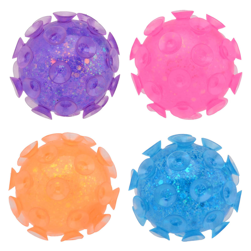 Load image into Gallery viewer, Johntoy glitter zuignappen bal

