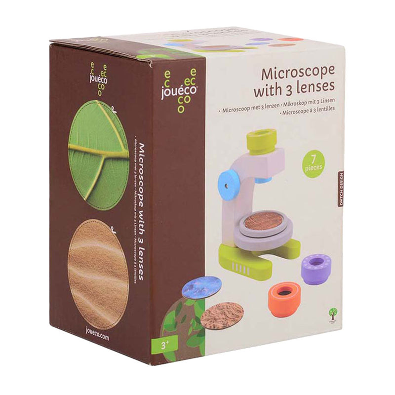Afbeelding laden in galerijviewer, Johntoy jouéco - microscoop met 3 lenzen
