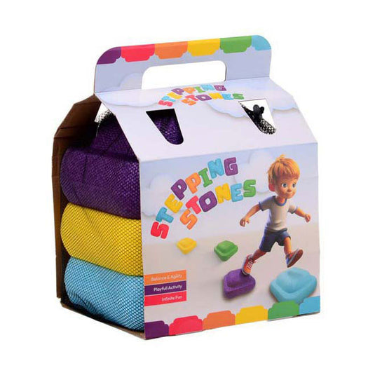 Johntoy stap stenen schuim, set van 3