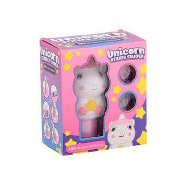 Johntoy eenhoorn sticker stamper