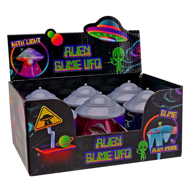 Load image into Gallery viewer, Johntoy ufo slijm met licht en glow in the dark alien
