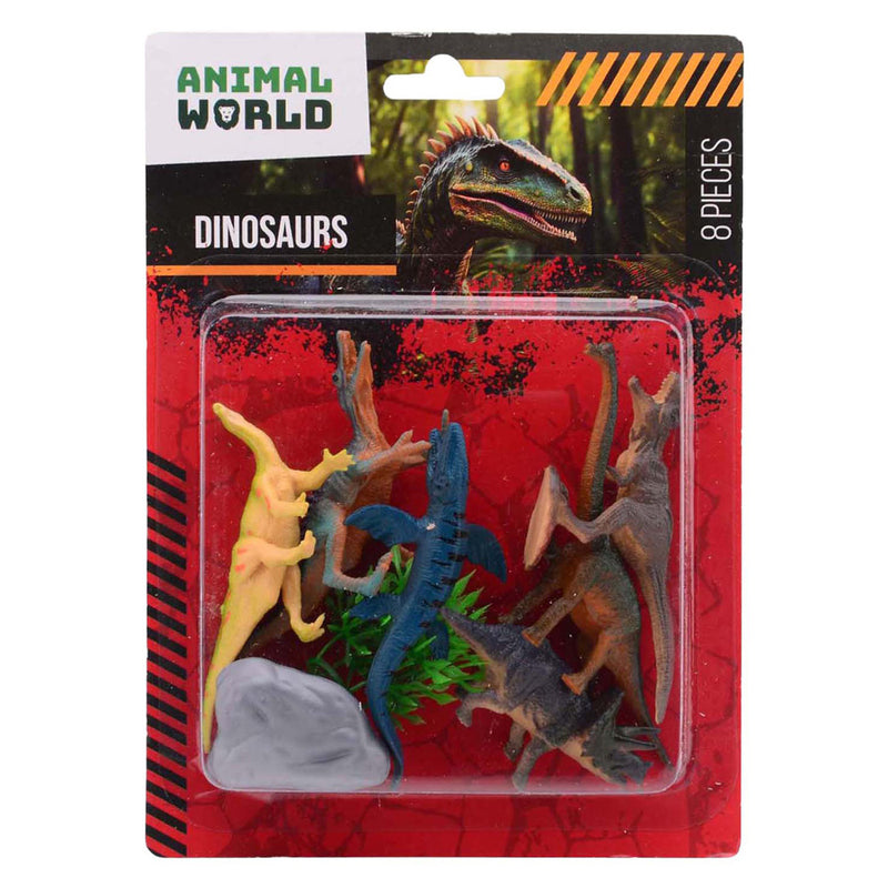 Load image into Gallery viewer, Johntoy animal world - dino speelset, 8dlg.

