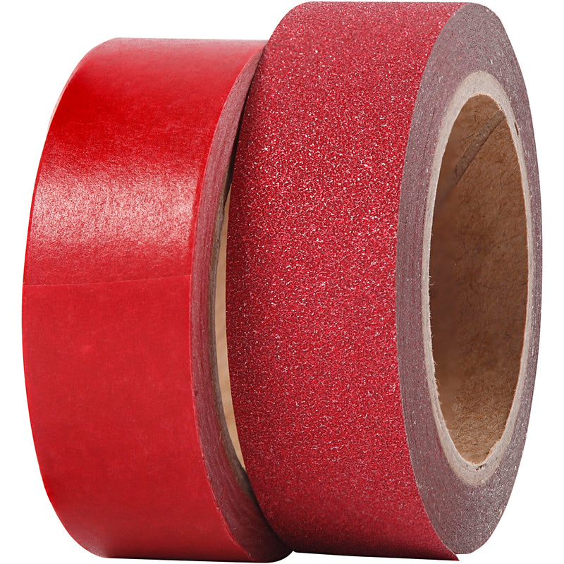 Load image into Gallery viewer, Https: www.cchobby.nl masking-tape-b-15-mm-rood-2-rol-1-doos
